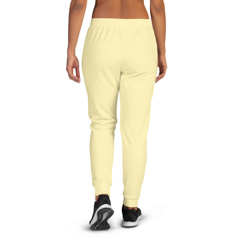 yellow womens joggers