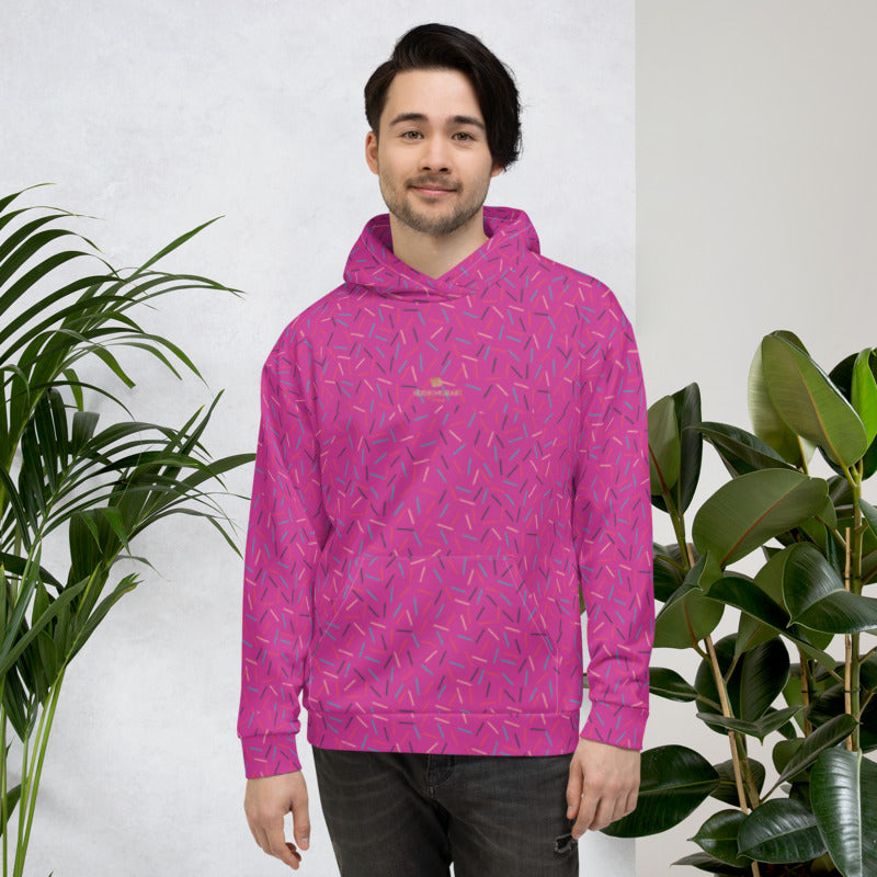 hot pink hoodie mens