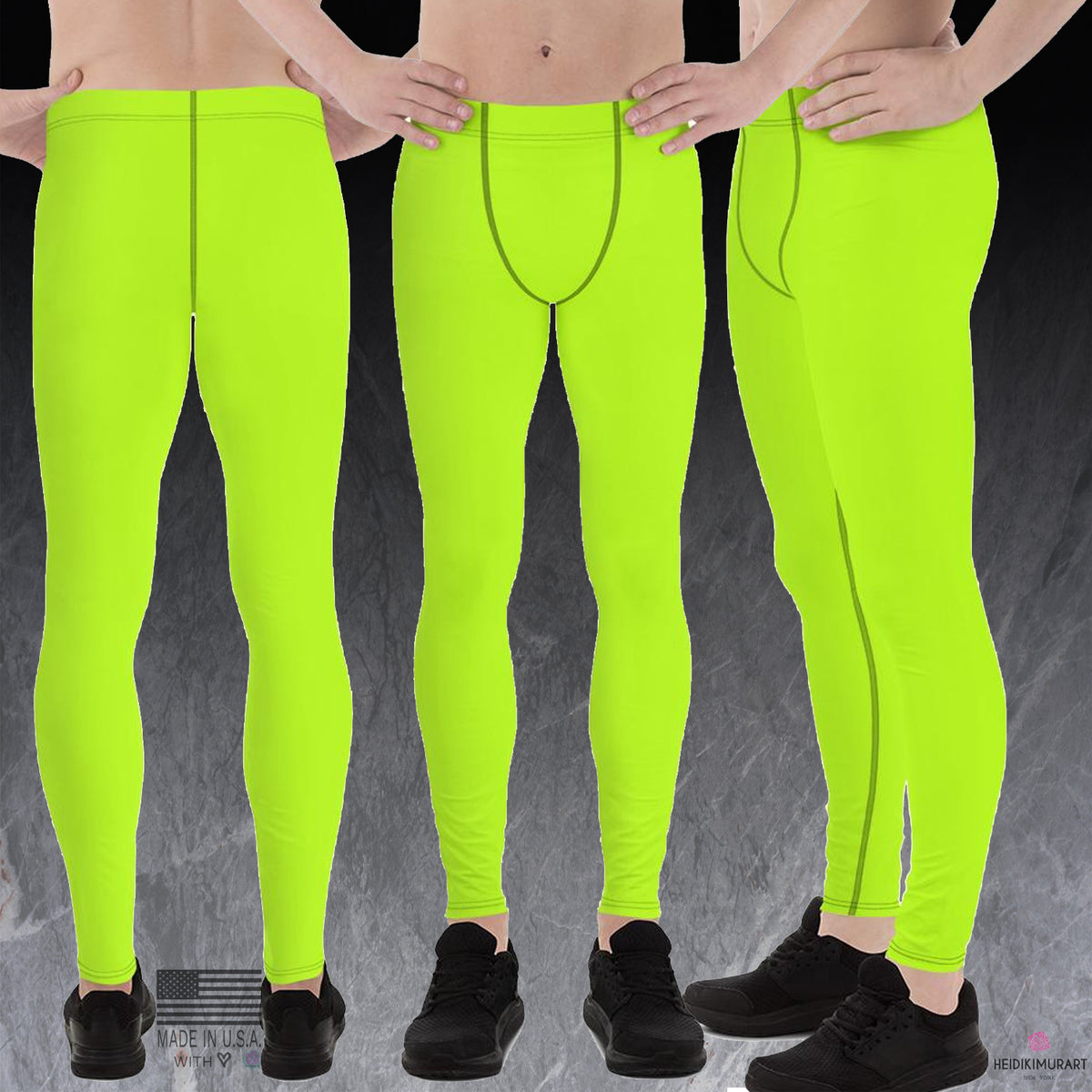 neon green yoga pants