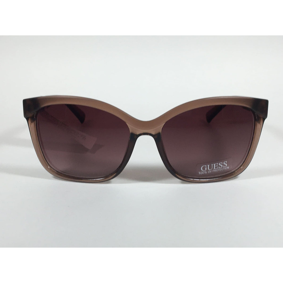 Guess Designer Sunglasses Brown Crystal Brown Lens 45F