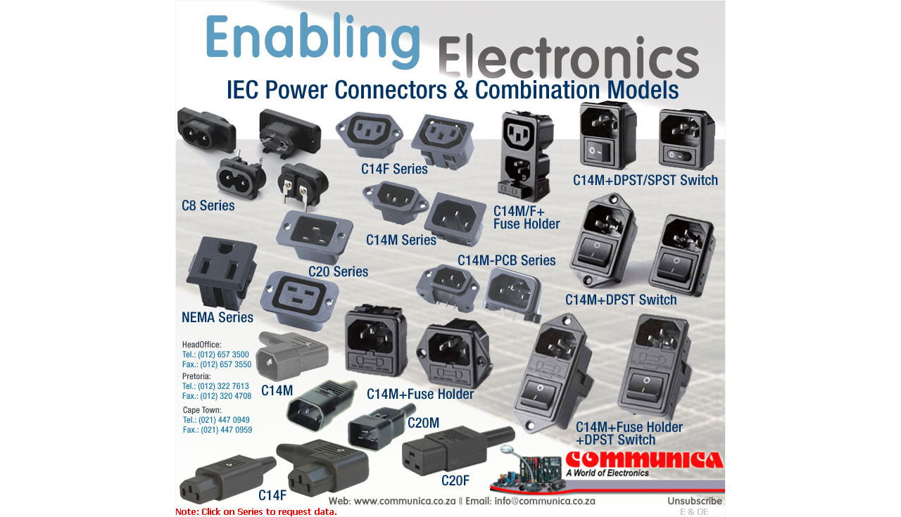 IEC Power Connectors & Combination Models