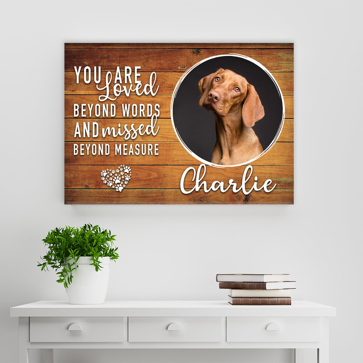 Pet Memorial Color Premium Canvas Family Gifts Co.