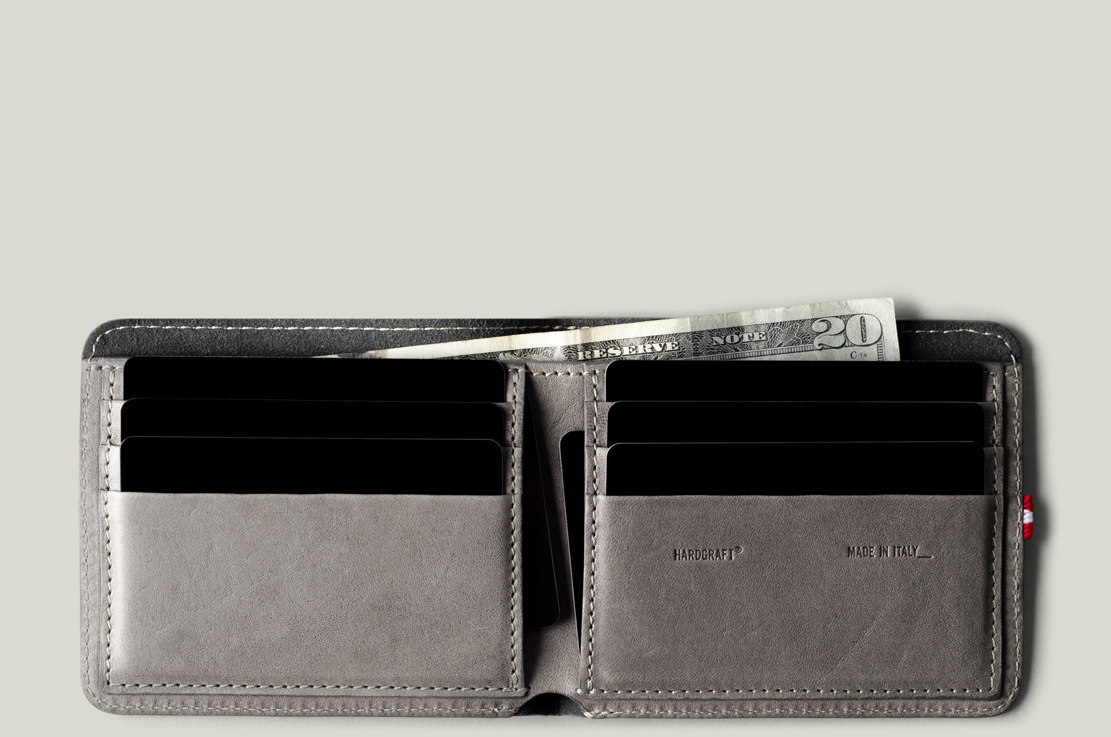 Cash Card Wallet . Off Grey