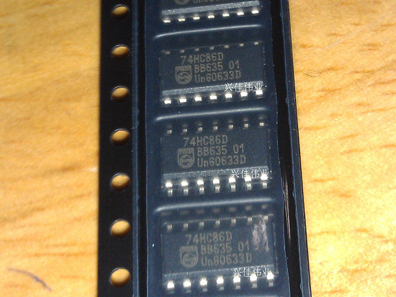 5x sn74als86d SMD EX-OR Gate 4 x 2 inputs so14