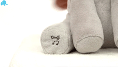  Press the left foot, to hear 'Do Your Ears Hang Low' song in a cute child’s voice