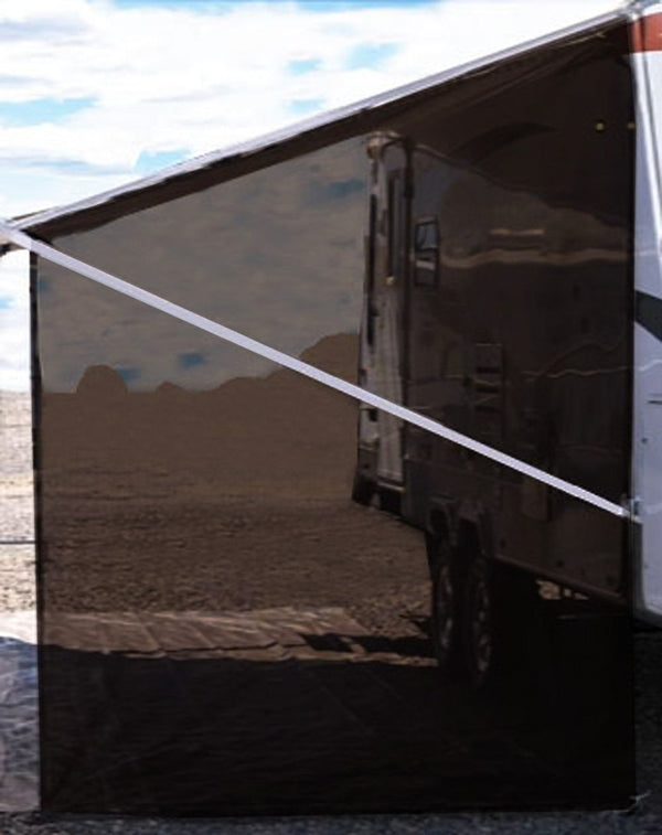 Tentproinc RV Awning Sun Shade Screen 7 X 9 3 3 Years Limited Warranty Black Mesh Sunshade UV Blocker Complete Kits Motorhome Camping Trailer Canopy Shelter