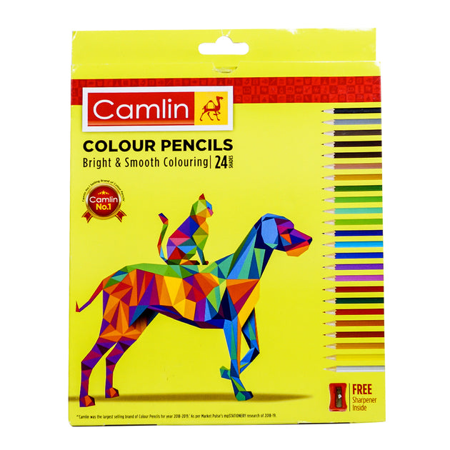 Camel Colour Pencils 24 shades Itsy Bitsy