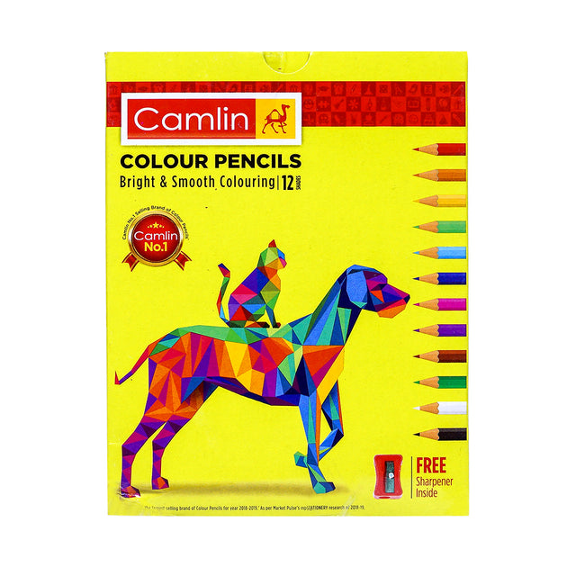 Camel Colour Pencils 12 shades Itsy Bitsy