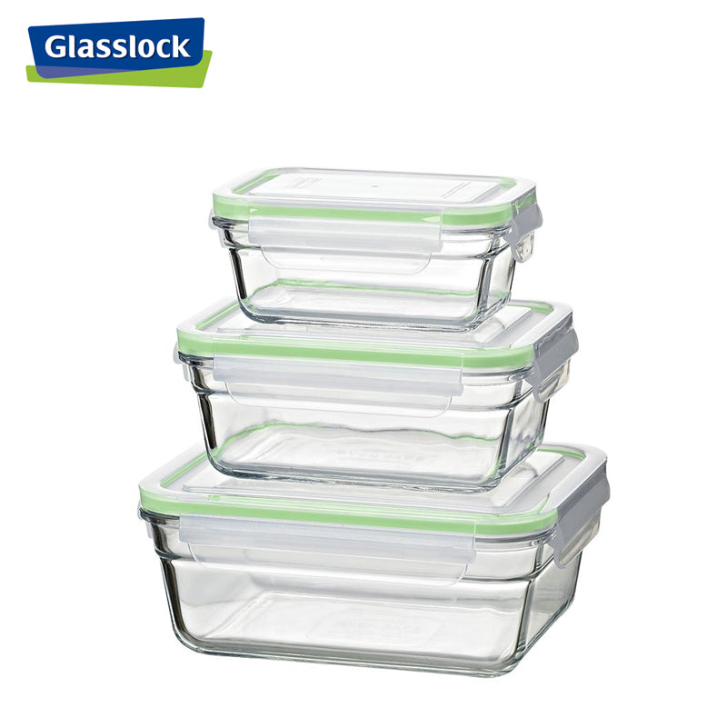 韩国glasslock 玻璃饭盒 适用于微波炉/洗碗机/冰箱