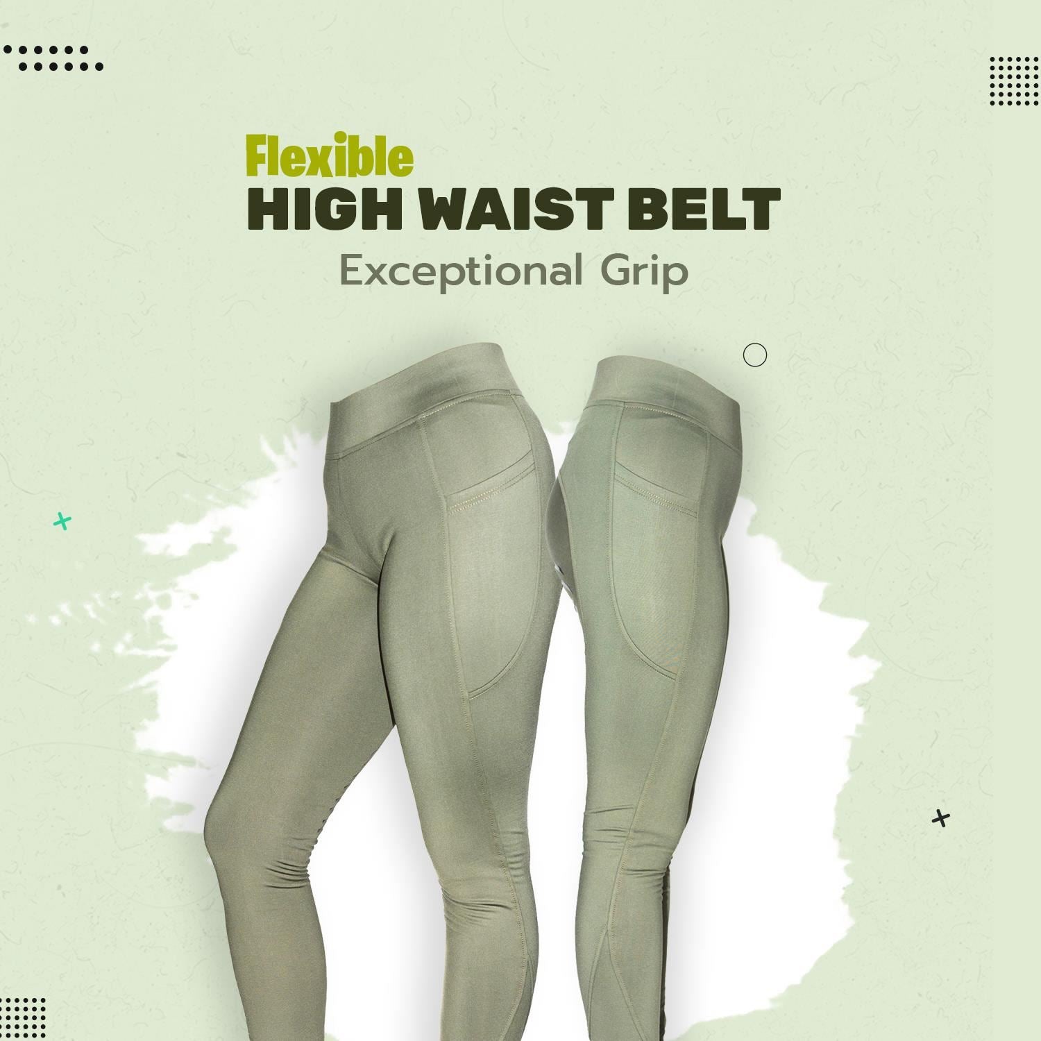 Horse Riding Tights Ladies Silicon Grip Riding Leggings Breeches Ladies 24''-34''