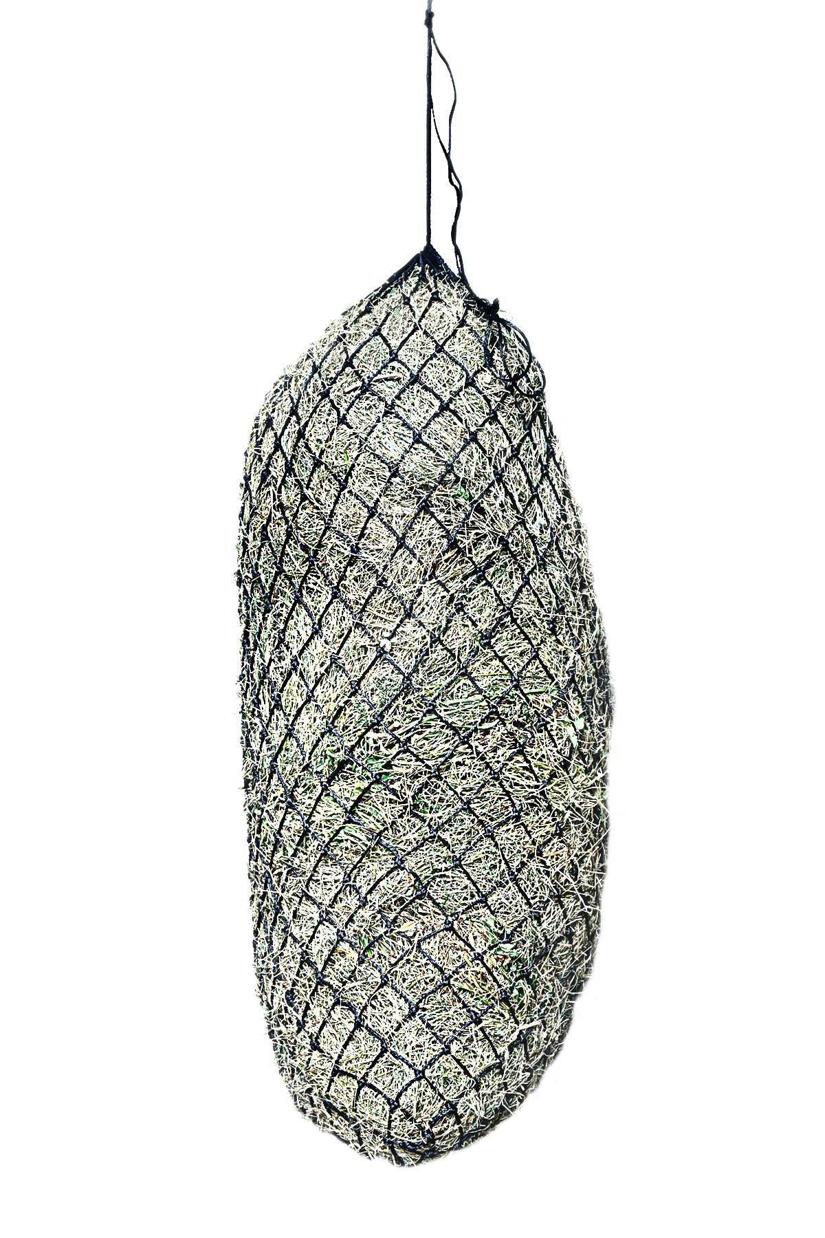 Slow Trickle Feed Haynet Haylage Small Mesh Holes Hay Net 2.5 Meters - 5 Colours