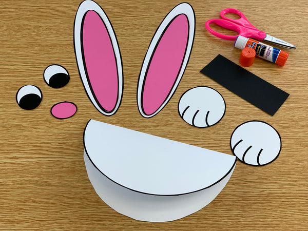 Easter bunny craft project for kids