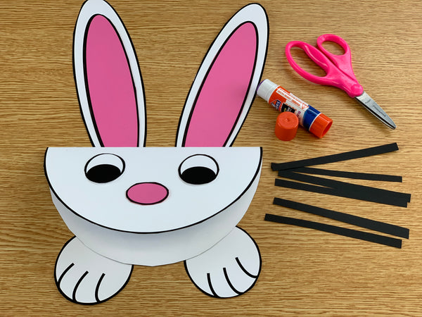 Easter bunny craft project for kids