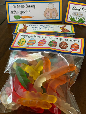 Gummy Worms Treat Bags