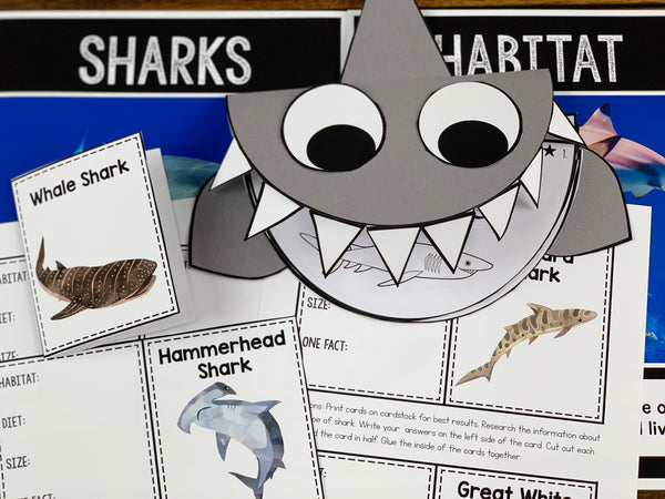 Shark craft for kids