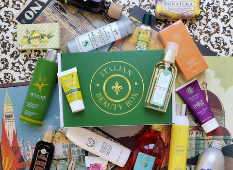 Italian Beauty Products in a Box