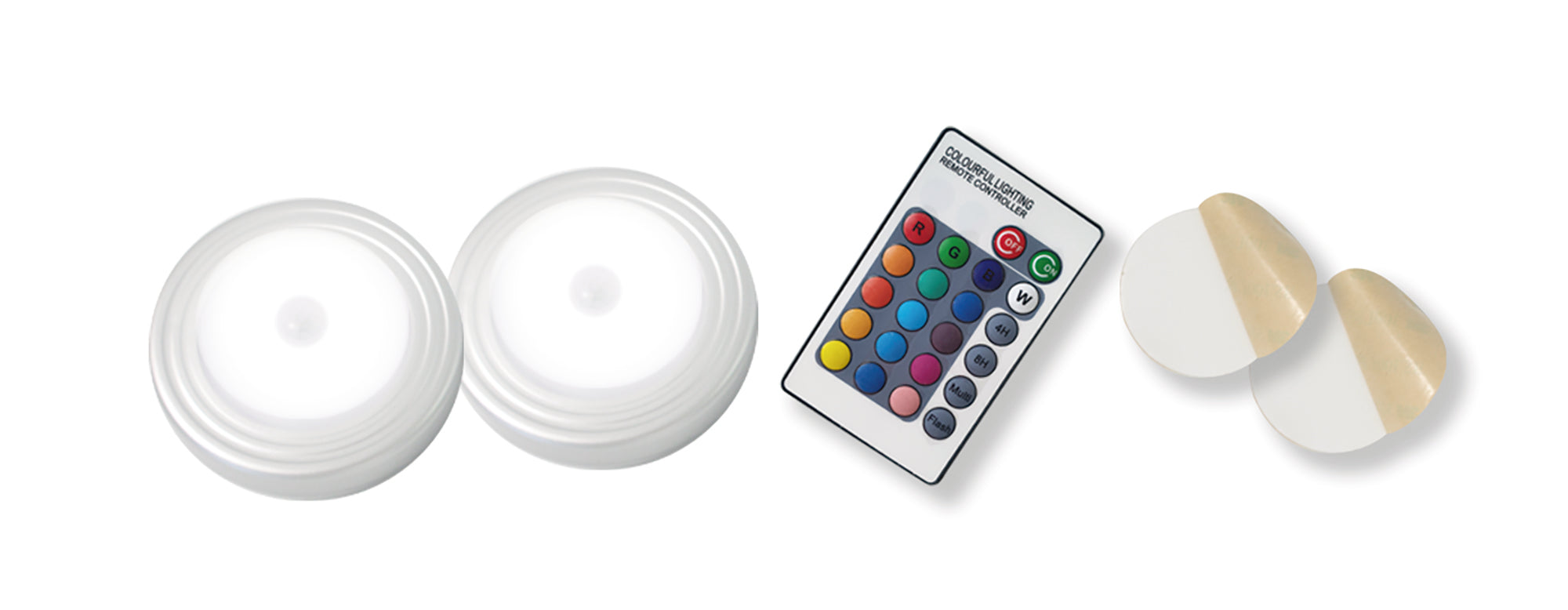 Aanvankelijk esthetisch etnisch Starlyf Color Bright - Draadloze LED spots ( 2 stuks) - Inclusief  afstandsbediening – Best Direct