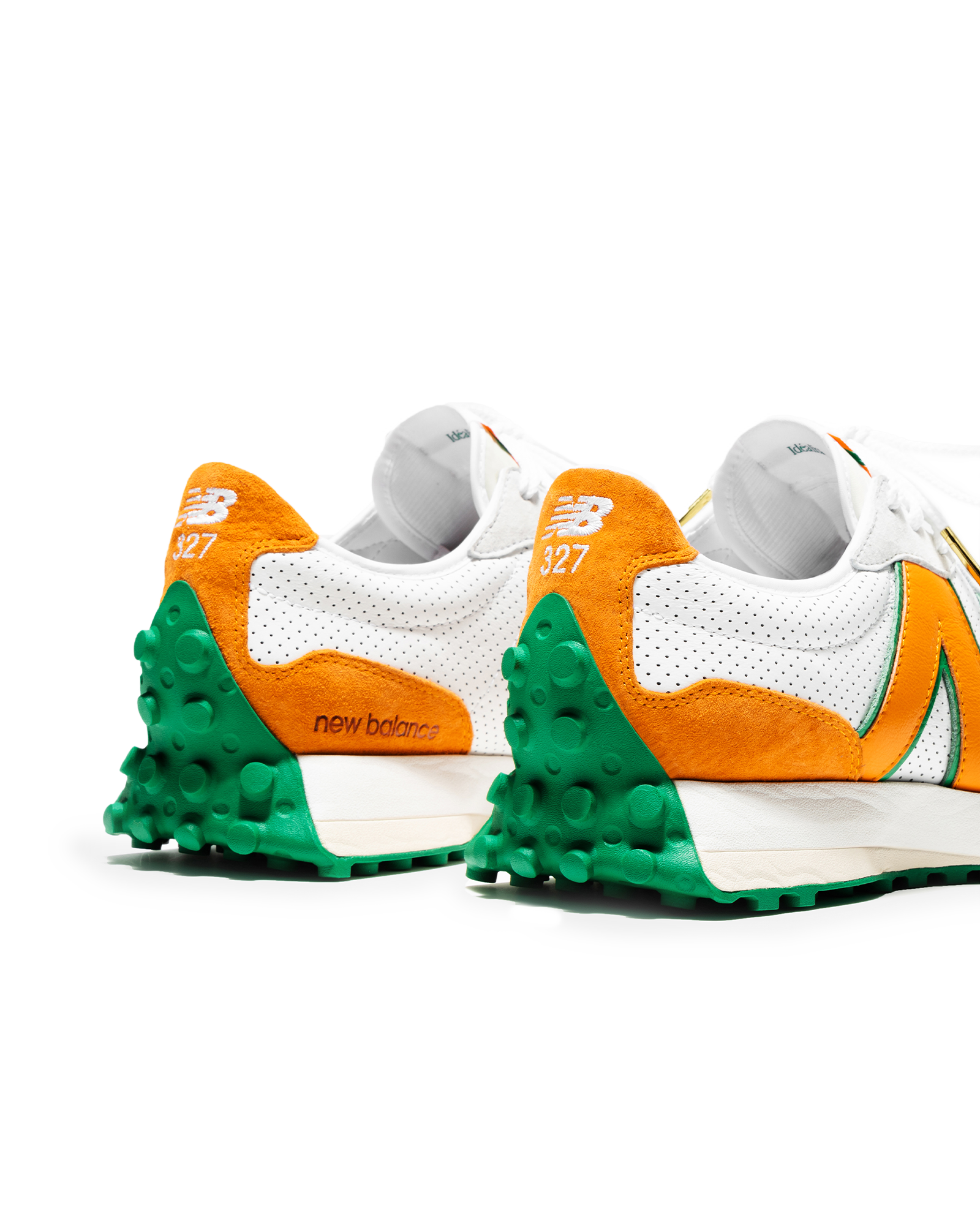 new balance green orange