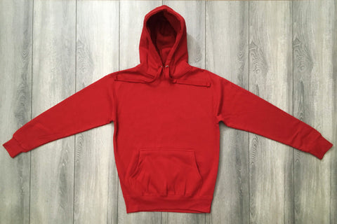 Cardinal Red Hoodie Blank