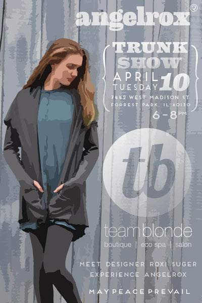 angelrox trunk show at team blonde