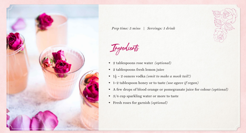 Rose Cocktail Recipe