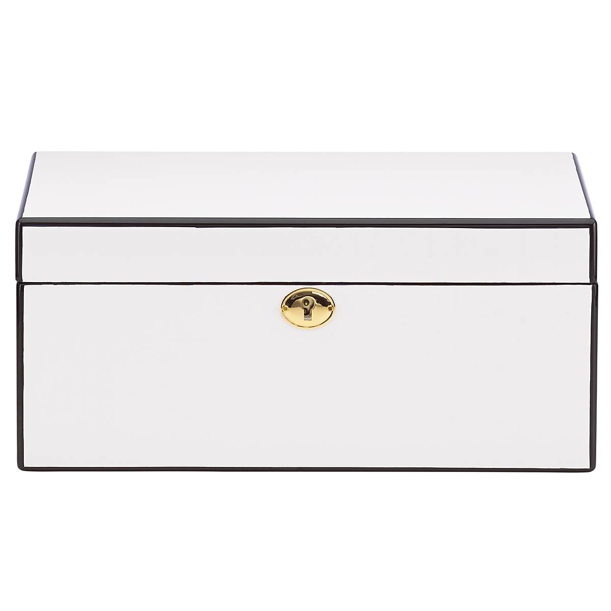 white jewelry chest