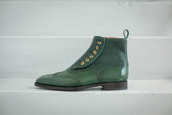 J. FitzPatrick Green Button Boot Grandview