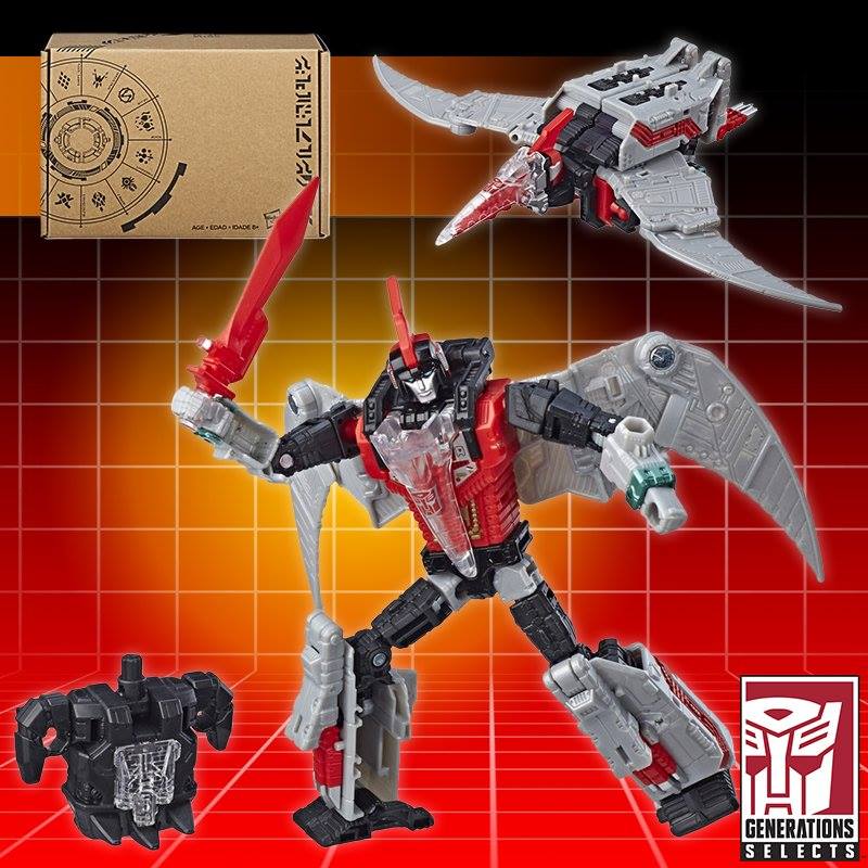 Power of the Primes Deluxe Transformers Generations Selects Dinobot Red Swoop 