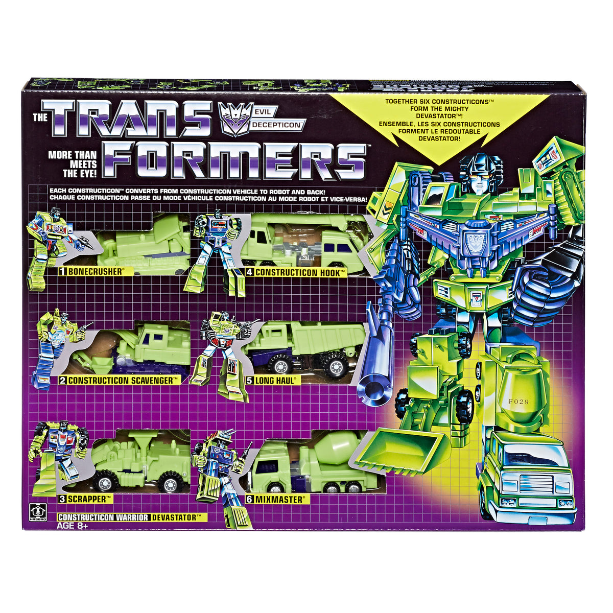 TRANSFORMERS G1 Reissue Carded Devastator Brand New Toy Action Shipping free 