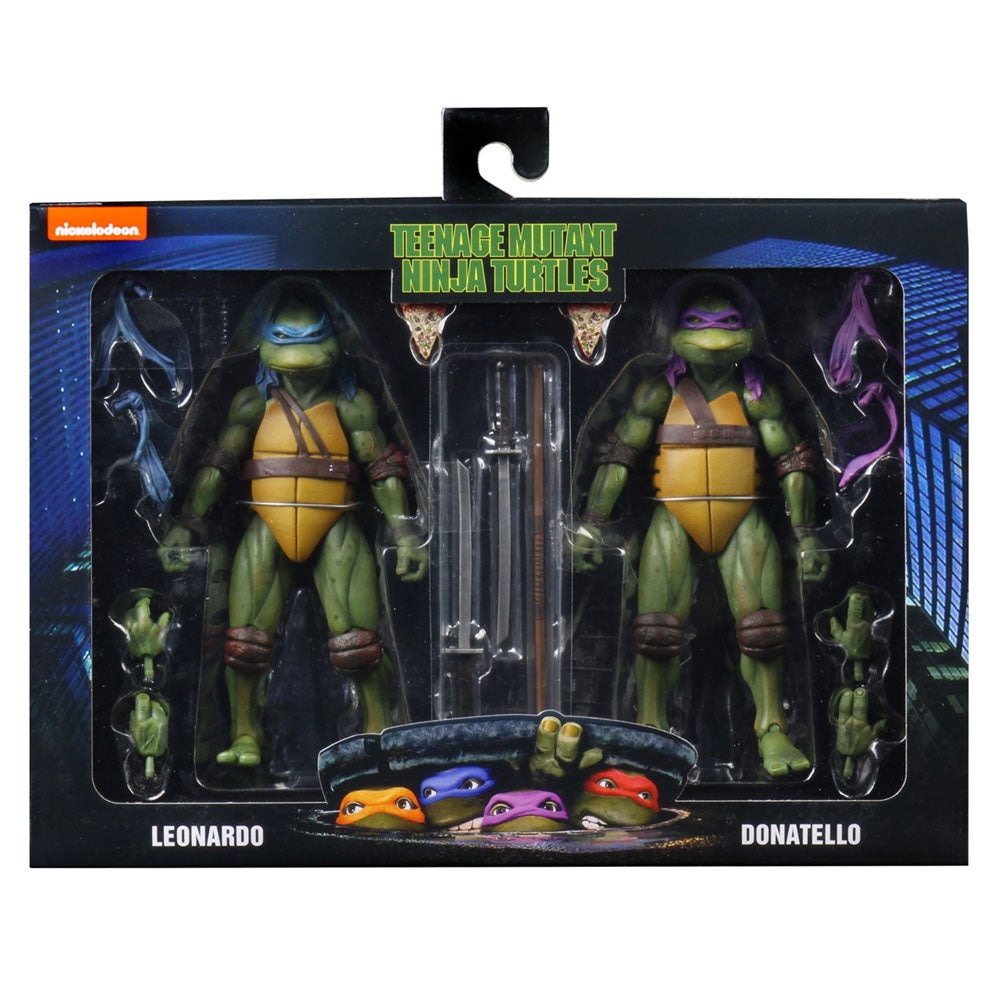 Neca Teenage Mutant Ninja Turtles Movie Leonardo Donatello 2 Pack Toys Collecticon Toys 9972