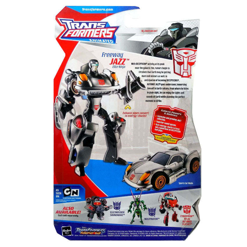 transformers animated jazz toy