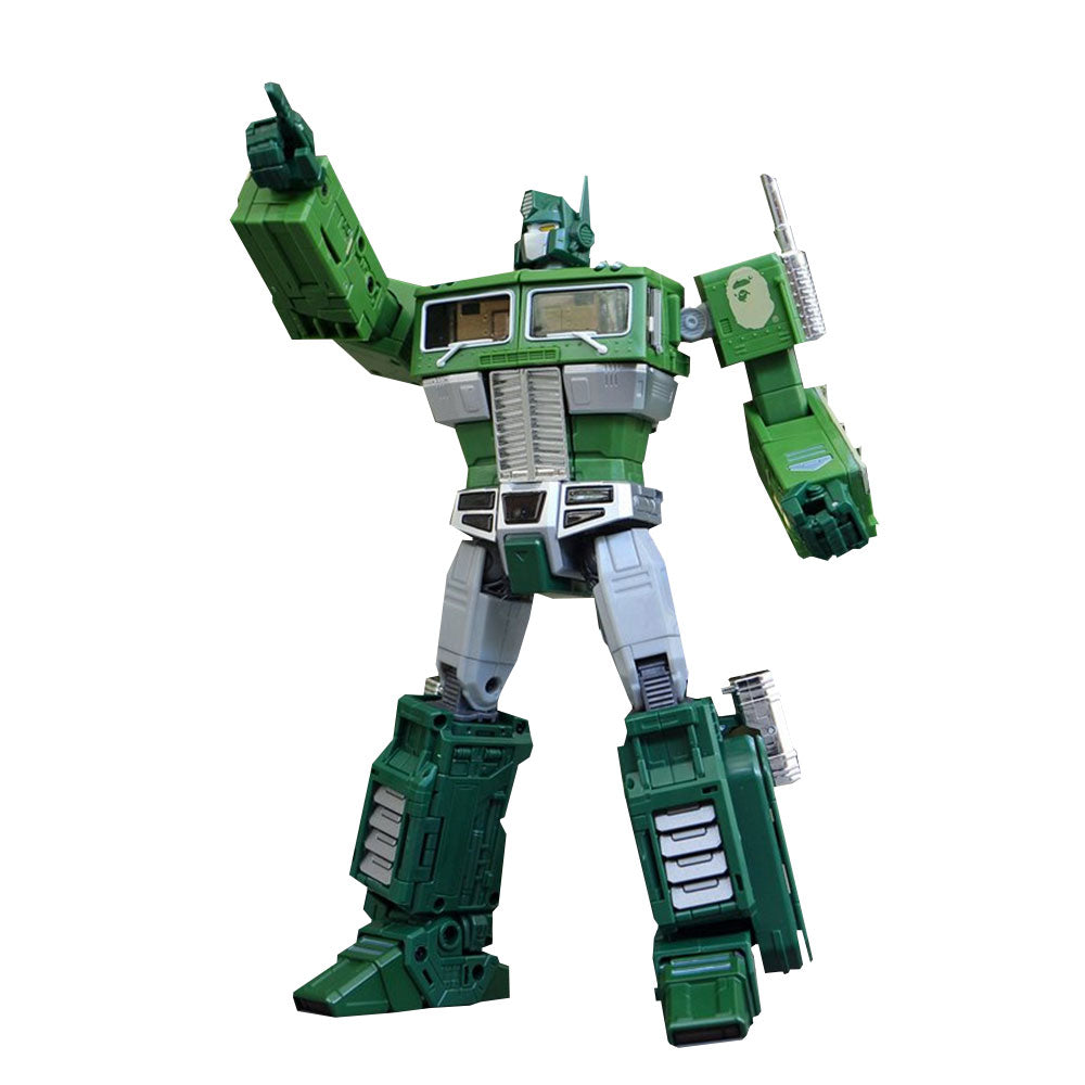 green robot transformers