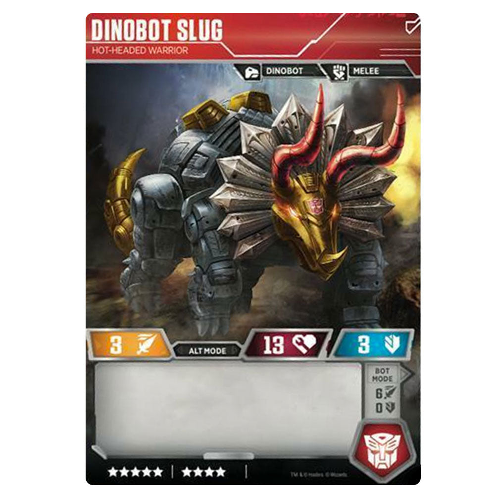 NM/Mint 1x Transformers TCG Dinobot Slug // Hot-Headed Warrior English 