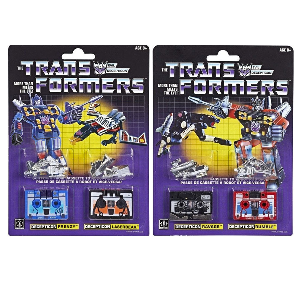 transformers g1 reissue cassettes