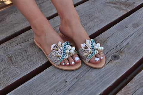 wedding flats, beach wedding