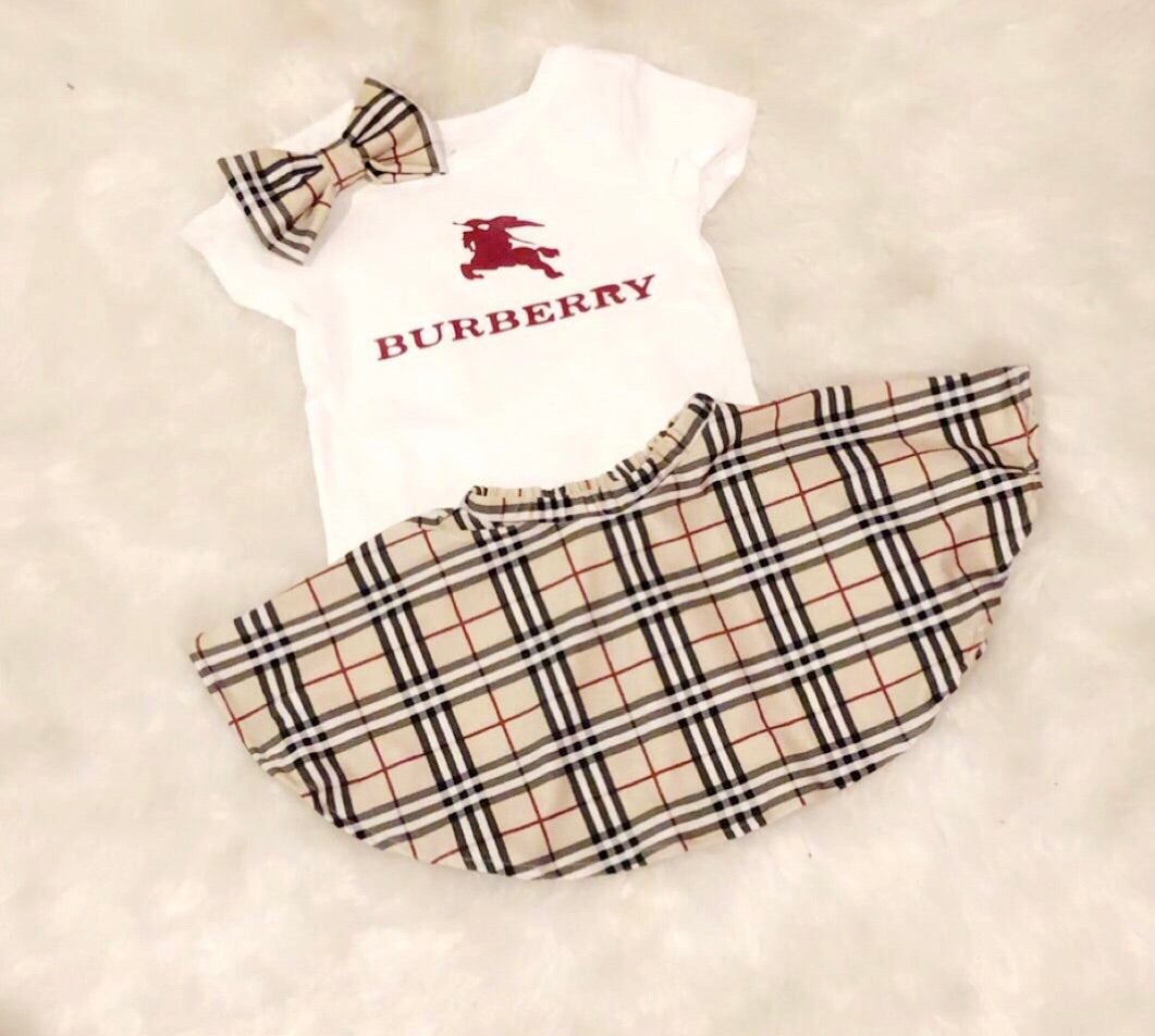 burberry inspired two piece