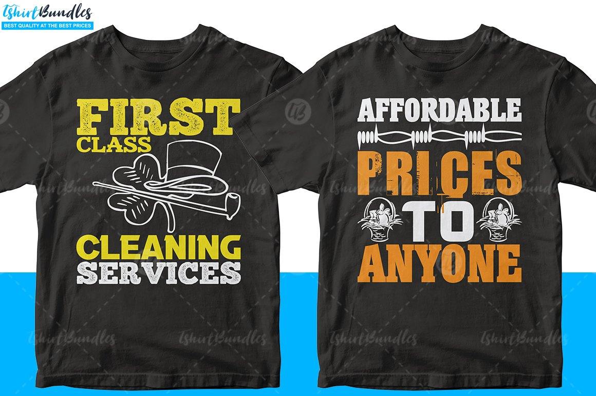 Cleaner Editable Design Bundle | Tshirtbundles