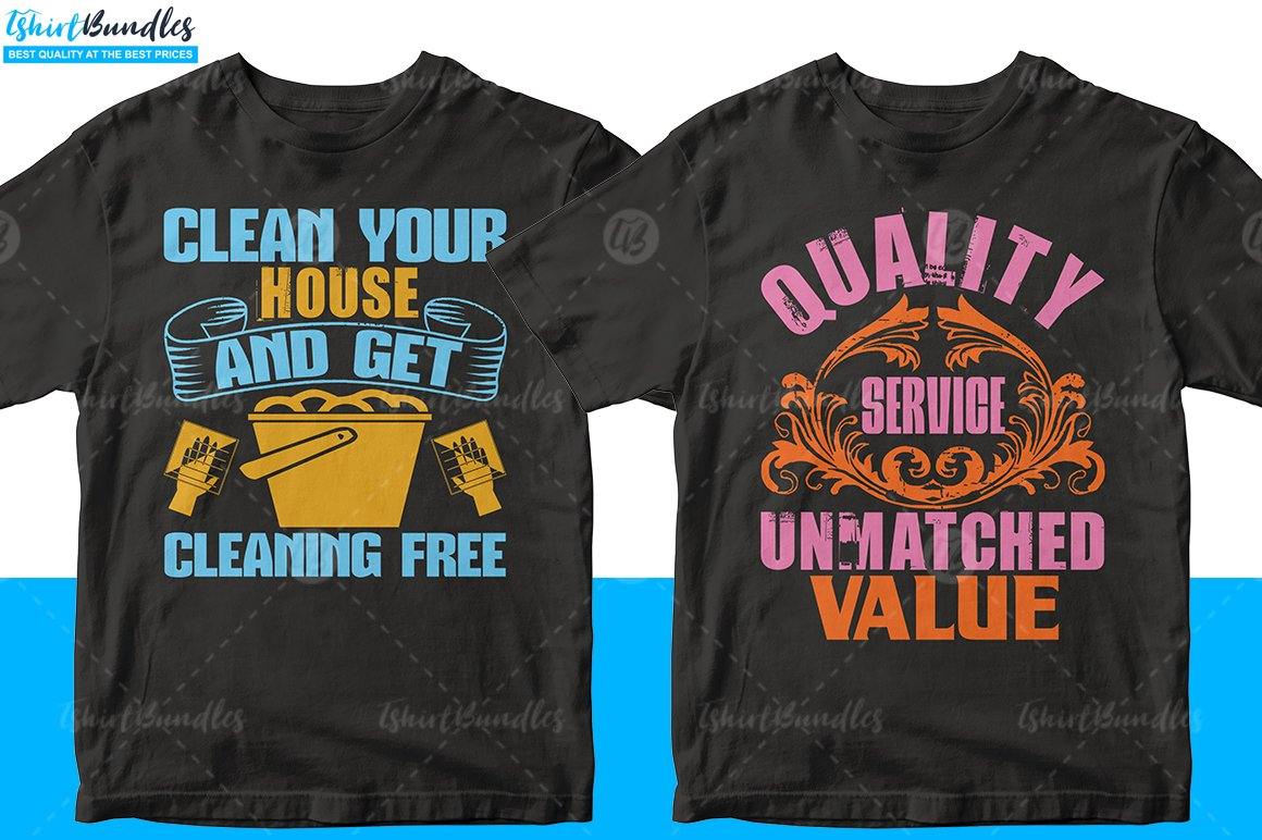 Cleaner Editable Design Bundle | Tshirtbundles