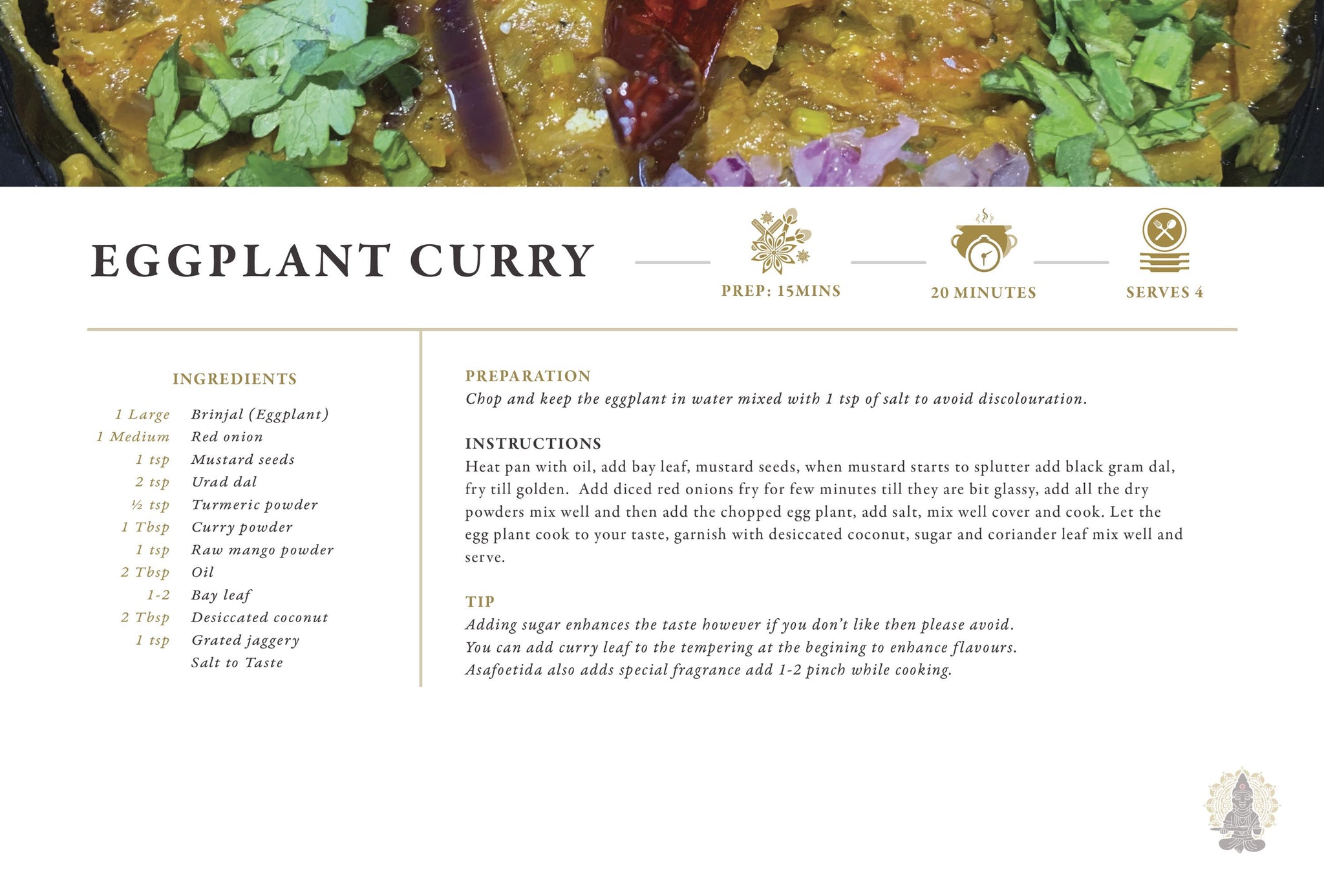 Banu's eggplant curry recipe