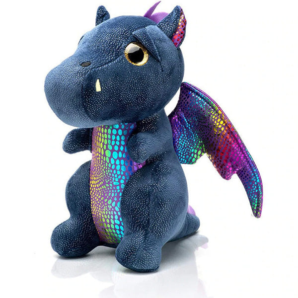 peluche ty dragon bleu