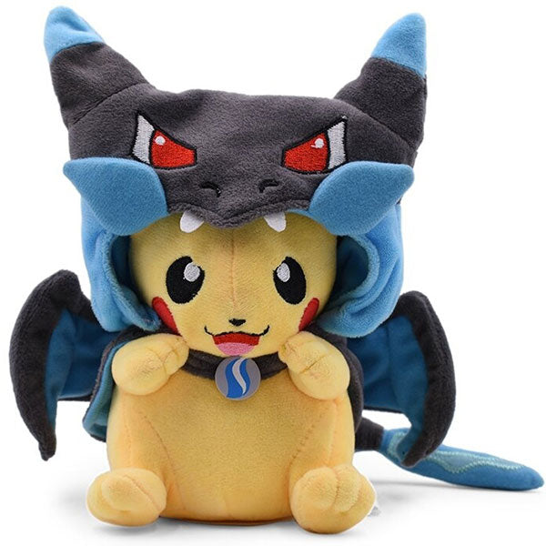 peluche pikachu dracaufeu