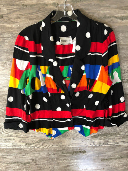 Sheri Lane Color Block Blazer