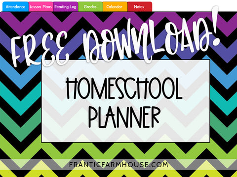 Online distance learning homeschool digital planner free download