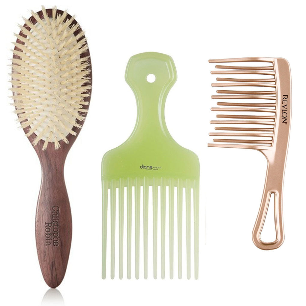 Curly Hair Hairbrush Or Comb