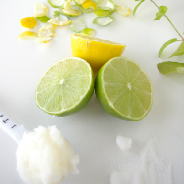 sugar lemon body scrub