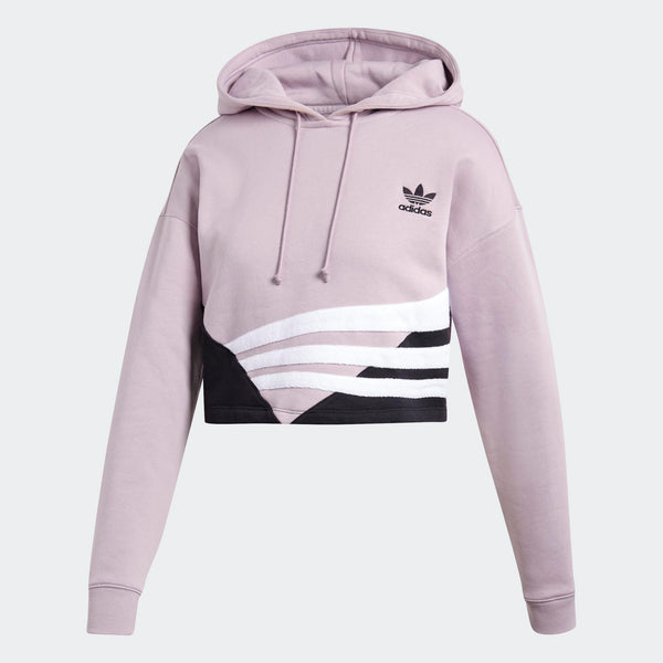 white and pink adidas hoodie