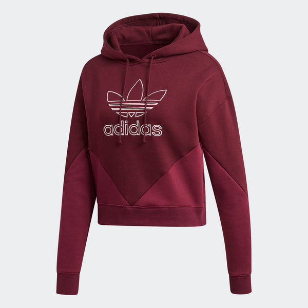 womens adidas burgundy hoodie