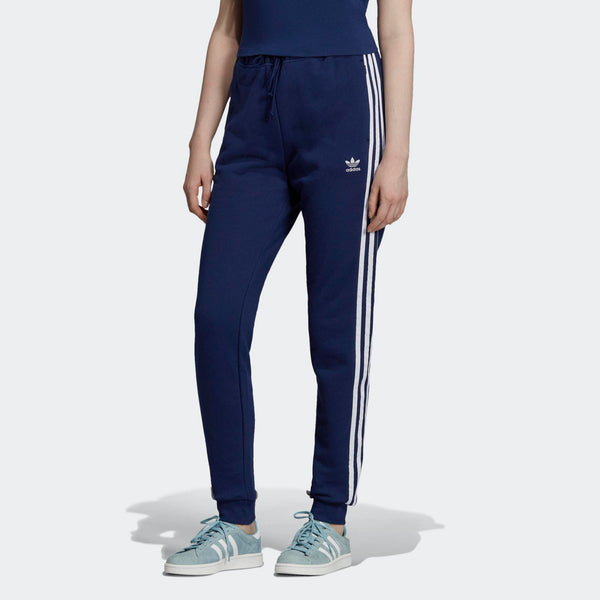 blue adidas track pants womens