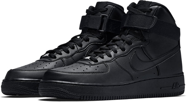 all black air force ones high top