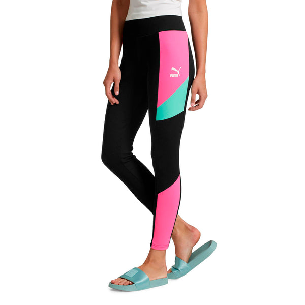 Womens Puma Retro Rib Tights Leggings 